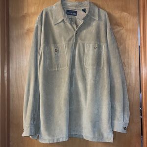 Leather kinda suede jacket, medium, john ashford